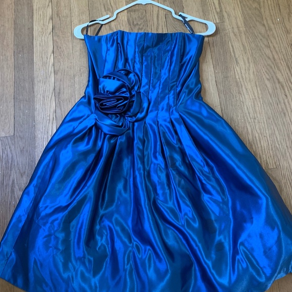 Blue Party Dress - Jessica McClintock - Size 6 - Picture 2 of 3
